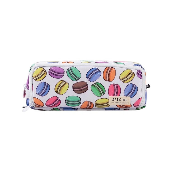 Stationery Box Delicate Pattern Large Capacity 5 Stylish Styles Multifunctional Multi-Layer Pencil Case School Supplies -B