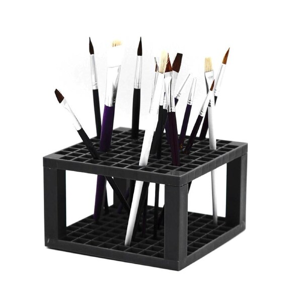 96-slot Painting Brush Pen Storage Holder Stand Organizer Rack Drawing Supplies