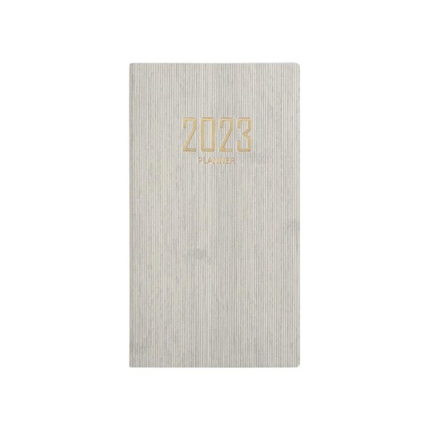 aerkesd Schedule Book Multifunctional Efficiency Manual Time Management 2023 A6 Mini Agenda Planner Notebook Office Supplies-Beige