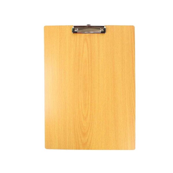 Large capacity wooden folder with Low Profile Clip for Drawing, Sketching, Art Supplies