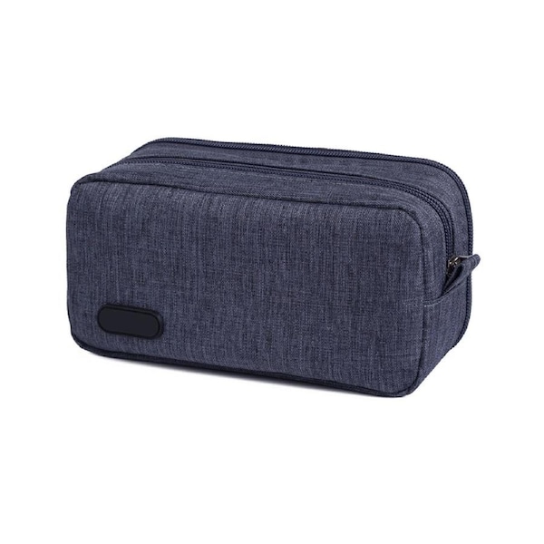 Large Pencil Case with Zipper Multi-Function Compartment Large-Capacity Pen Soft Fabric