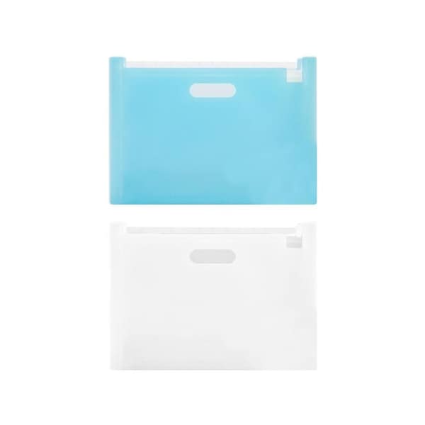 2 Pack Expanding File Folder, 13 Pockets with Sticky Labels, Expandable File Organizer