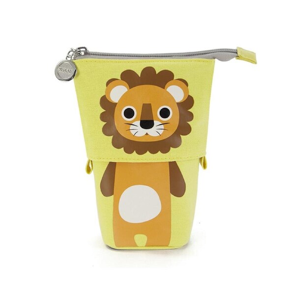 Pencil Telescopic Holder Storage, Office Standing Stationery Bag with Zipper