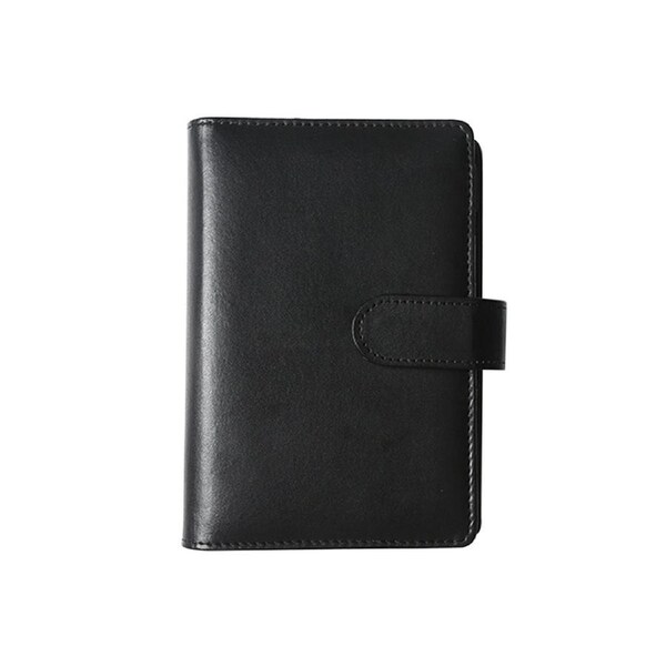 aerkesd Smooth Writing Note Book Decorative Rectangular Hard to Fade Eye-catching Diary Notebook for Classroom -Black