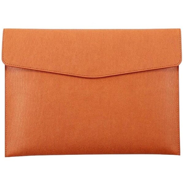 PU Leather A4 File Folder Document Holder Waterproof Portfolio Envelope Folder Case with Snap Closure
