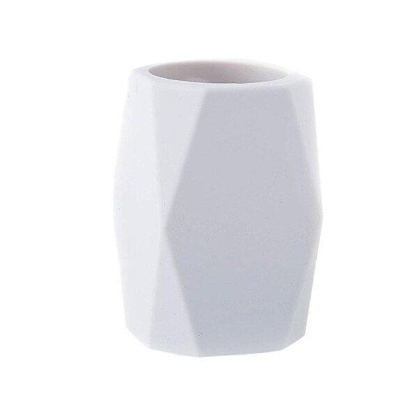 Eco-friendly Pen Holder Shatterproof Silicone Simplicity Pen Organizer Box for Home-White