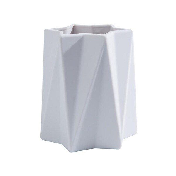 Eco-friendly Pen Holder Shatterproof Silicone Simplicity Pen Organizer Box for Home-White