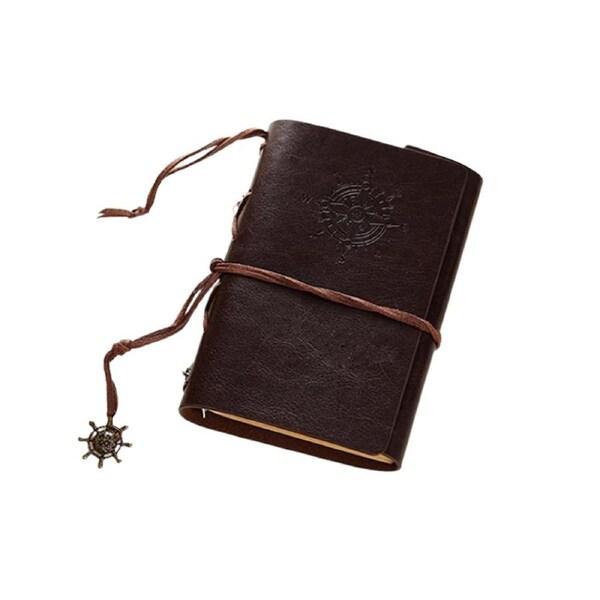 Diary Retro Beautiful Faux Leather Loose-leaf Notebook for Gifts