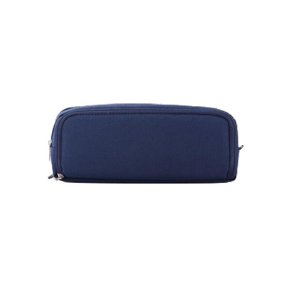 Pencil Holder Bag Foldable Large Capacity 6 Colors Standing Pencil Case for Travel-Blue