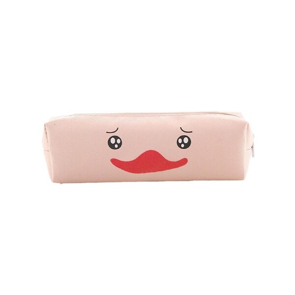 Large Capacity Flat Pencil Case Multi-Purpose Pouch Pen Bag Office Stationery
