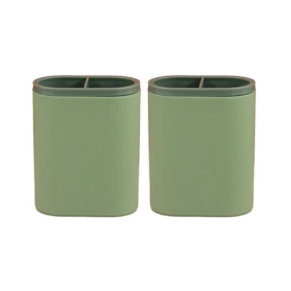 Fashion Modern Two-Color Pen Holder Office Makeup Desktop Multi-Function Storage Simple Pencil case