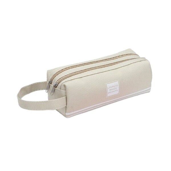 Pencil Case Large Storage Pouch Marker Pen Case Simple Stationery Bag College Office Organizer