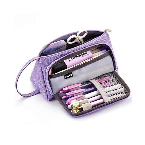 Big Capacity Pencil Case Pouch Holder Bag Large Storage Stationery Organizer