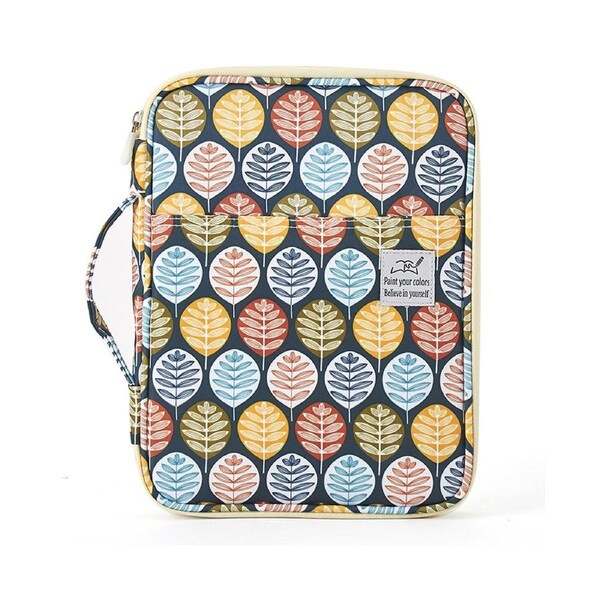 Large Capacity Pen Holder for Student Artist Adult Girl Zipper Organizer Bag for Marker Highlighter Storage Case