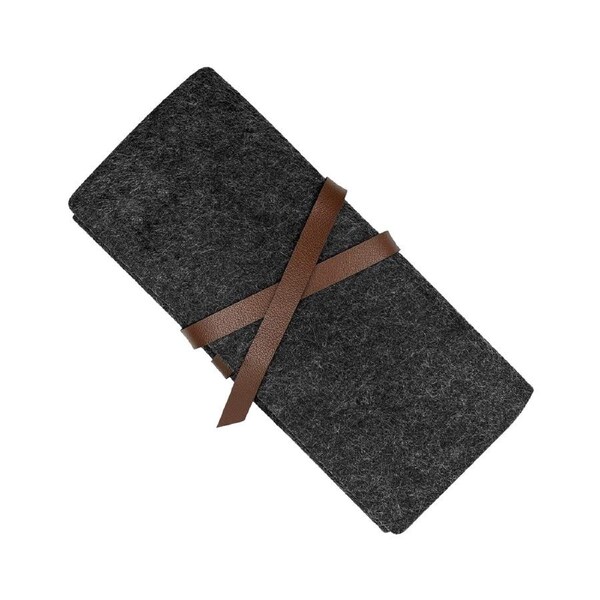 Multi-Functional Felt Pen Case, Pencil Pouch, Canvas Pencil Case, Felt Pockets