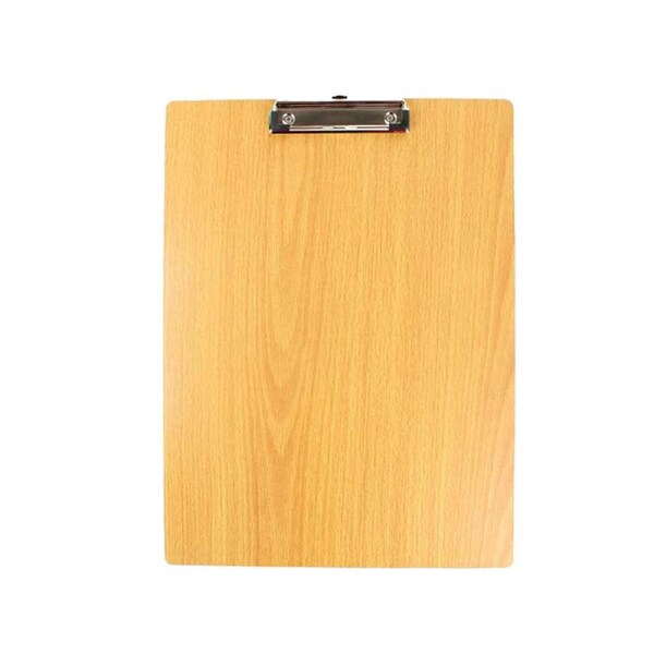 Large capacity wooden folder with Low Profile Clip for Drawing, Sketching, Art Supplies