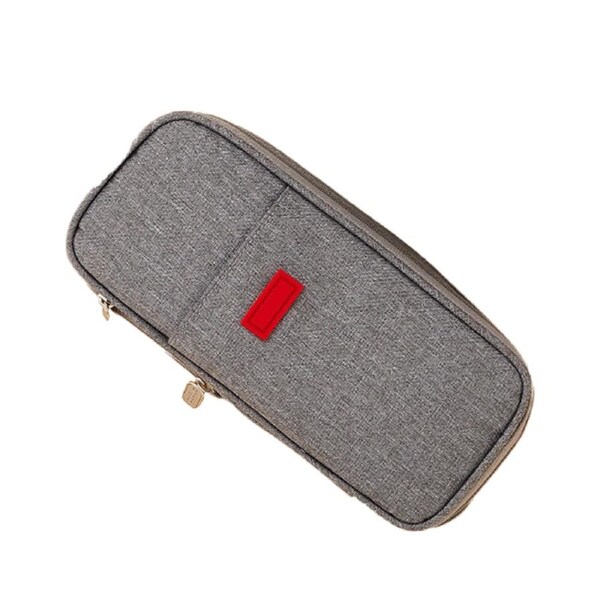 Canvas Bag Multifunctional Marker Pen Pouch Holder Office College School Durable Portable Large Storage Bag