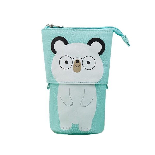 Stand up Pencil Holder Telescopic Pencil Case Transformer Pen Box Cartoon Cute Stationery