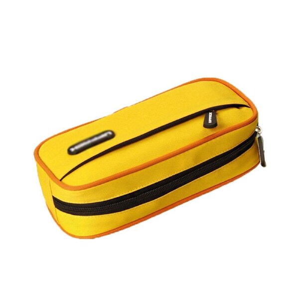 Pen bag simple elementary school junior high school double-layer pencil case stationery box