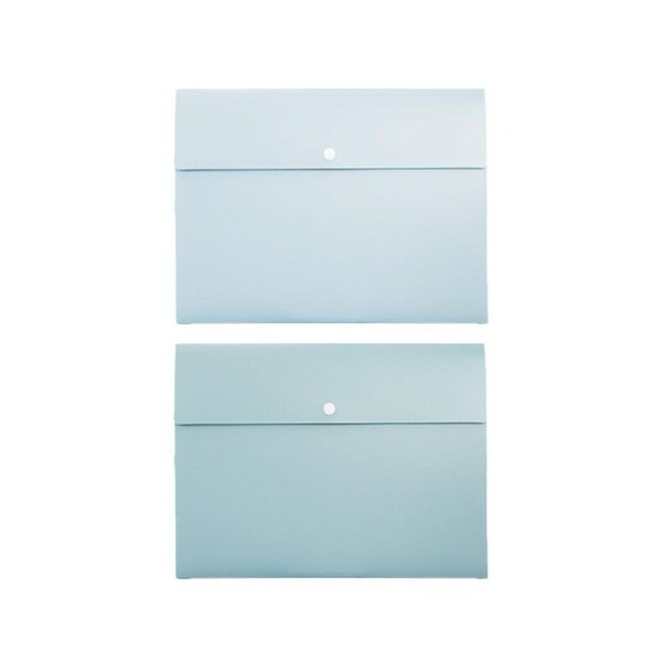2 Pack Expanding File Folders Pockets File Folder Paper Plastic Expandable Files Folder Snap Closure
