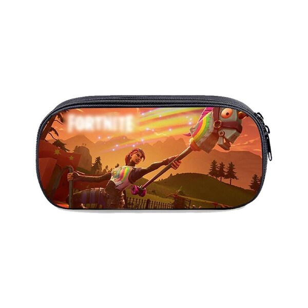 Cartoon custom pencil case large capacity pen case student pen box stationery bag multifunctional stationery box