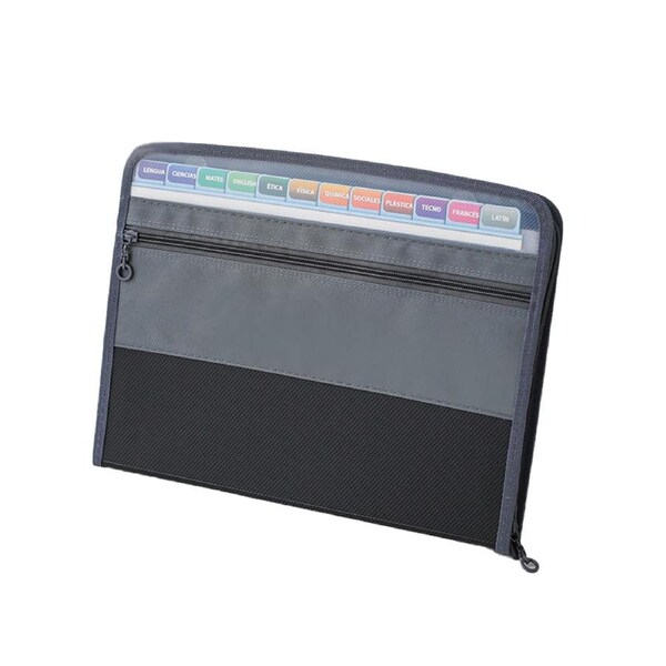 Pocket Expanding File Folder with Sticky Labels, Accordion Document Organizer