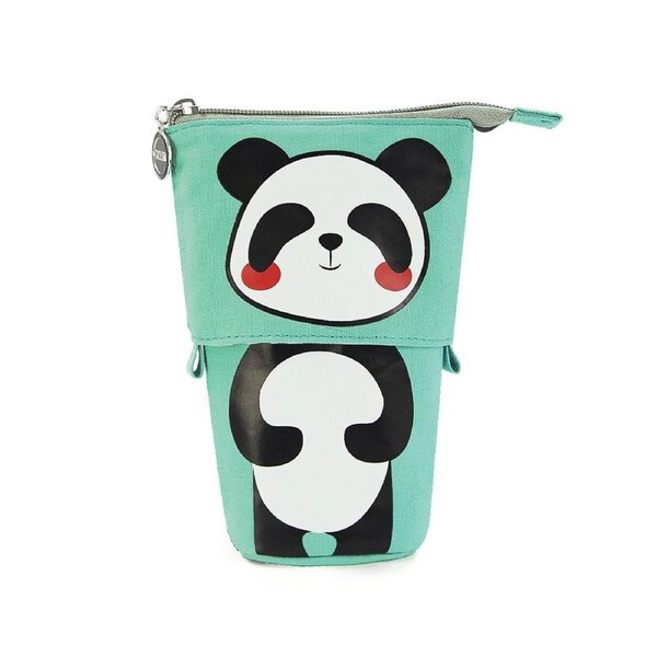 Pencil Telescopic Holder Storage, Office Standing Stationery Bag with Zipper