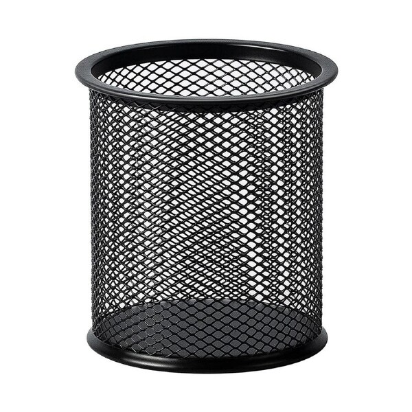 Wire Mesh Pen Cup, Black