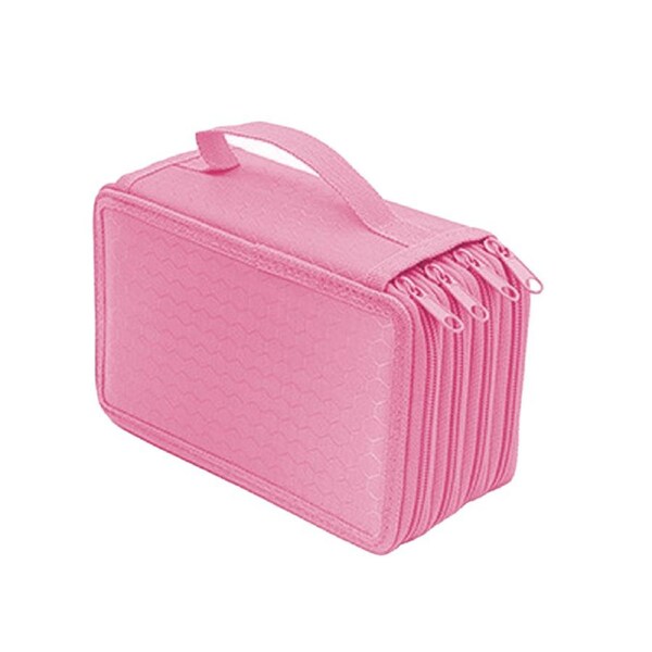 Color Pencil, Slots Pencil case 4 Layer 4 Zipper Pen Bag Large Art case Multi-Layer Storage Box