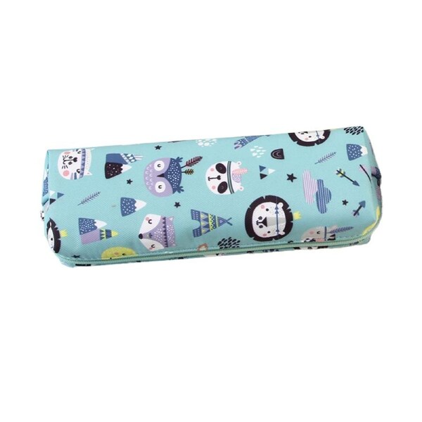 Canvas Pencil Case Pen Bag Pouch Stationary Gadget Case Makeup Cosmetic Bag