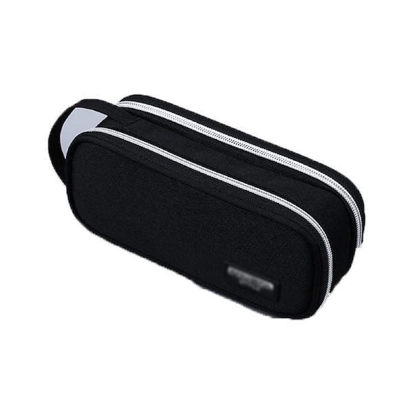 Large Pencil Case, Durable Pen Pouch with Big Capacity, Portable Stationery Bag with Handle