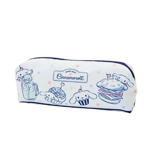 Large Capacity Cute Canvas Pencil Case for Pen Bag Pouch Stationary Case Makeup Cosmetic Bag Box