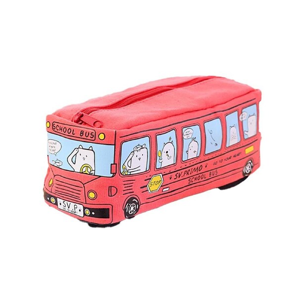 Pencil Case, Big Capacity Car Shape Pencil case, Zipper Pencil Bag Holder Pen Pouch