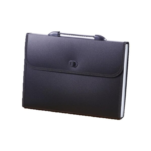 Portable Document Bag 13 Pockets Expanding File Folder/File Organizer with Expandable Cover