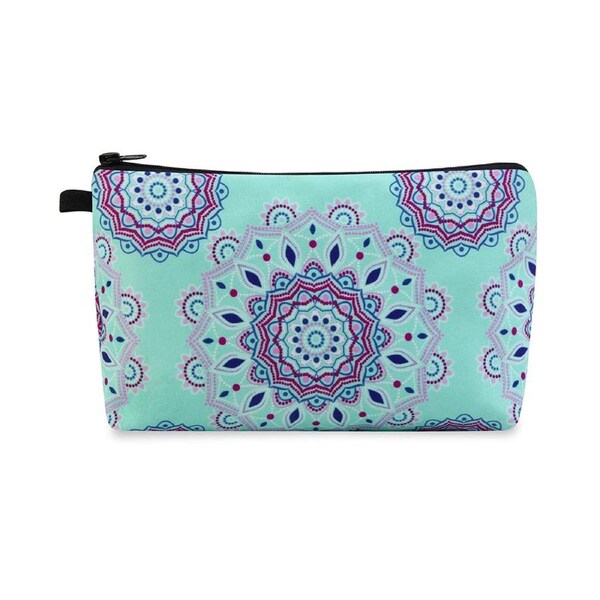 Makeup Bag, Portable Travel Cosmetic Bag Zipper Pouch Waterproof Makeup Pouch Multifunctional Small Bag for Women 1 pack