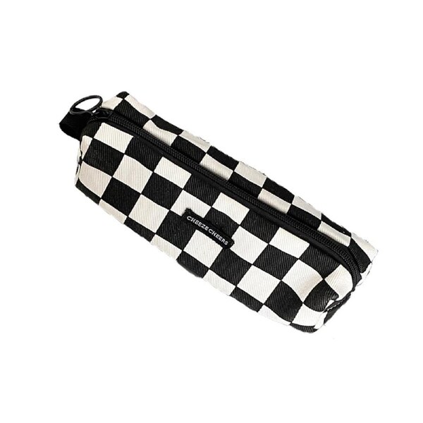 Canvas pencil case student stationery high-value pencil case large-capacity storage pencil case