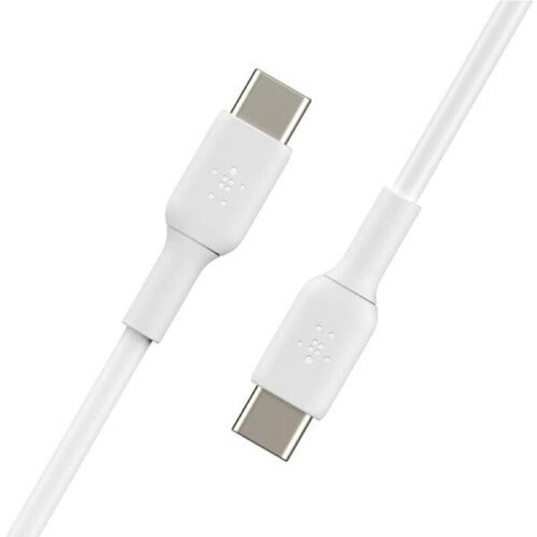Belkin BoostCharge USB-C to USB-C Cable, White - CAB003BT2MWH
