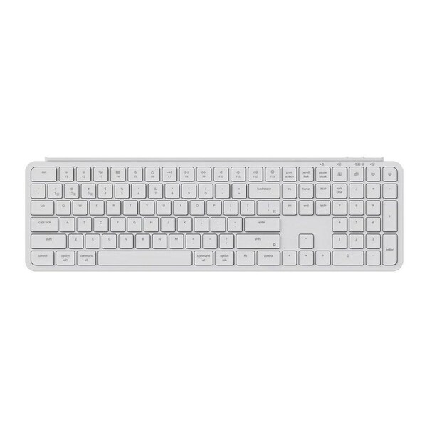 Keychron B6 Pro Ultra-Slim Wireless Keyboard (Ivory White)