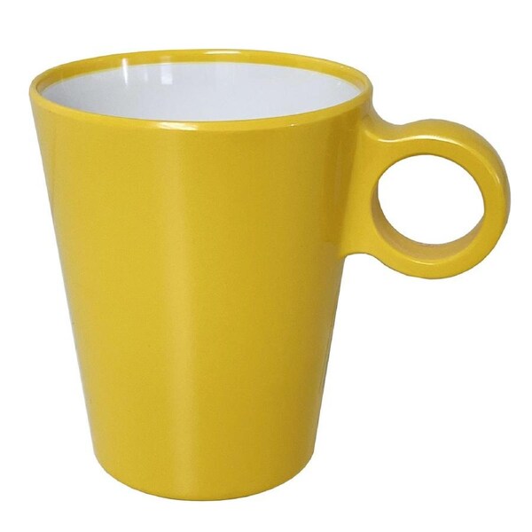 Rosti Mepal Flow 300ml Melamine Mug in Yellow