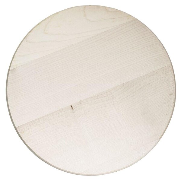 Klawe 24cm x 1.5cm Maple Wood Round Serving Board without Rim