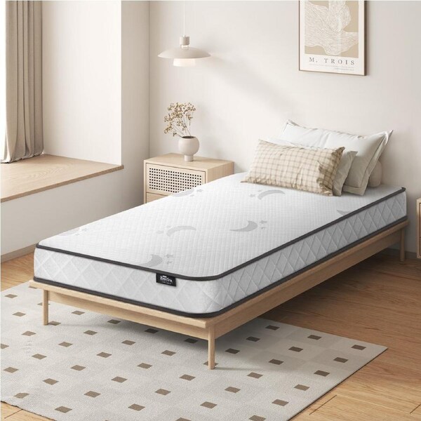 Bedra King Single Mattress Tight Top Bed Bonnell Spring Foam 13CM