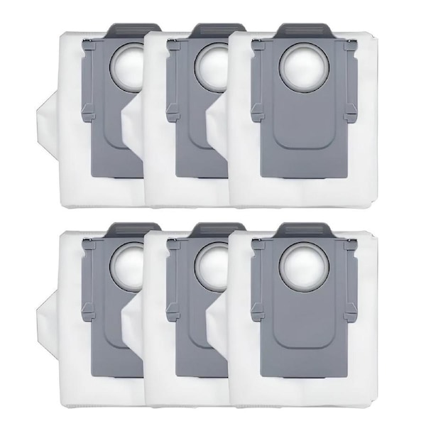 6X Dust Bags For Roborock S8 MaxV Ultra, S8 Max Ultra, Qrevo & Saros Series Robots