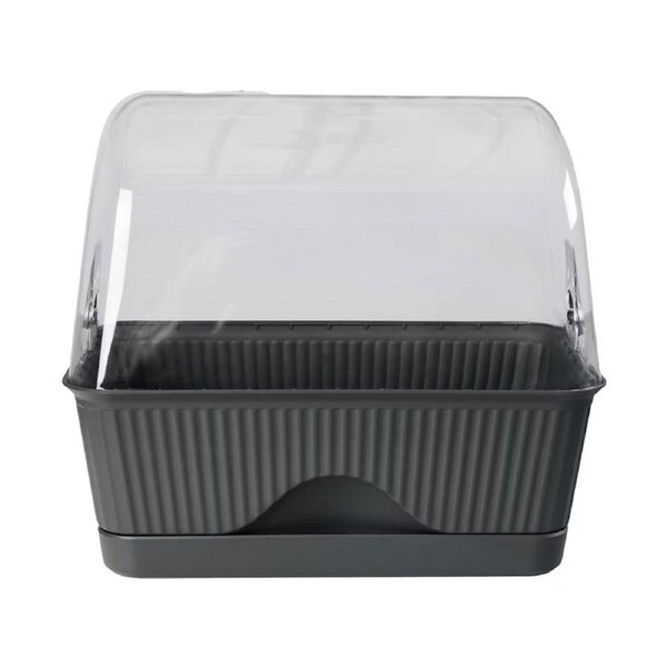 Backyard Farmer Lula Micro-Greenhouse - Grey - 10160448