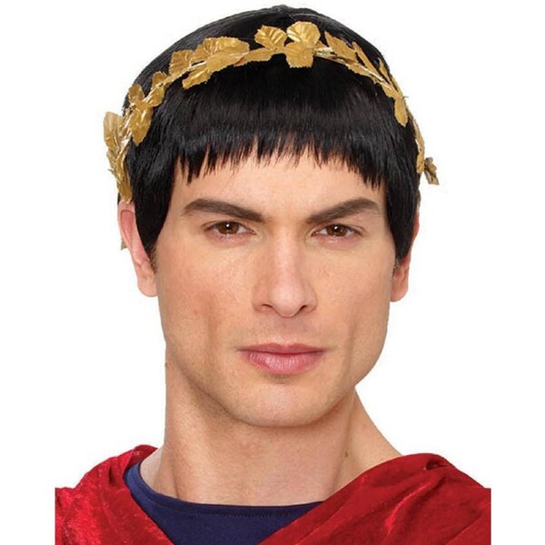 Roman Caesar Short Black Wig