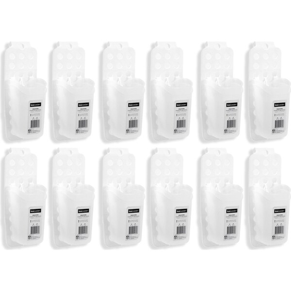 12x Boxsweden Bathroom Hanging Storage Basket Adjustable Organiser 32.5cm White