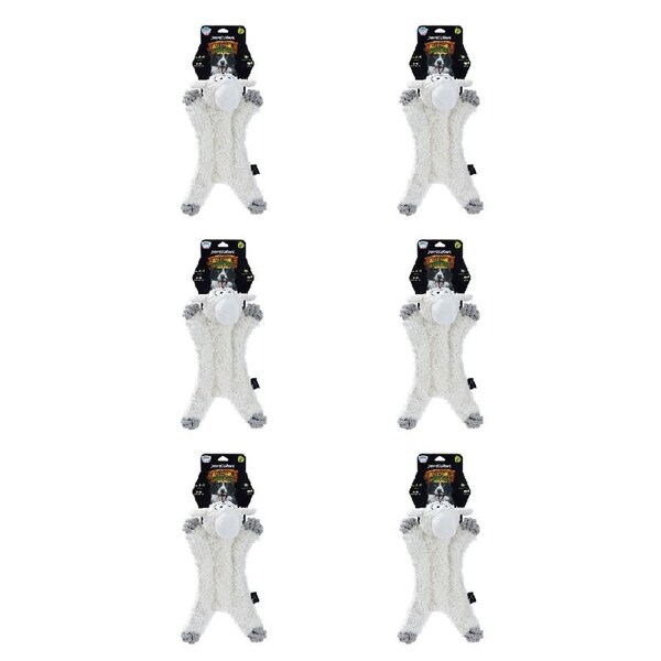 6PK Paws & Claws Animal Kingdom Plush Rope Dog/Puppy Play Toy 40x12cm Assort