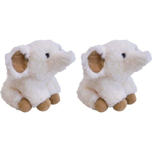 2x LVD Plush Eloise Elephant Kids/Childrens Stuffed Animal/Soft Toy 20x19cm 0+