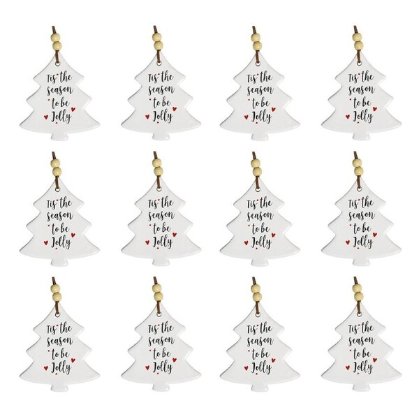 12x LVD Hang Tree Season Jolly Decorative Sculpture Ornament Home/Lounge Decor