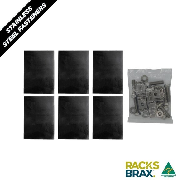 RacksBrax Slimline II Bracket Packet Kit Triple - 1003
