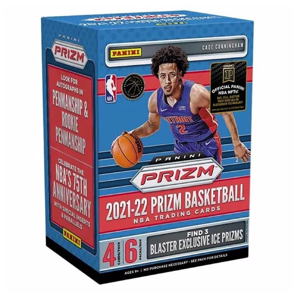 Panini 2021-22 Prizm Basketball Trading Card Blaster Box